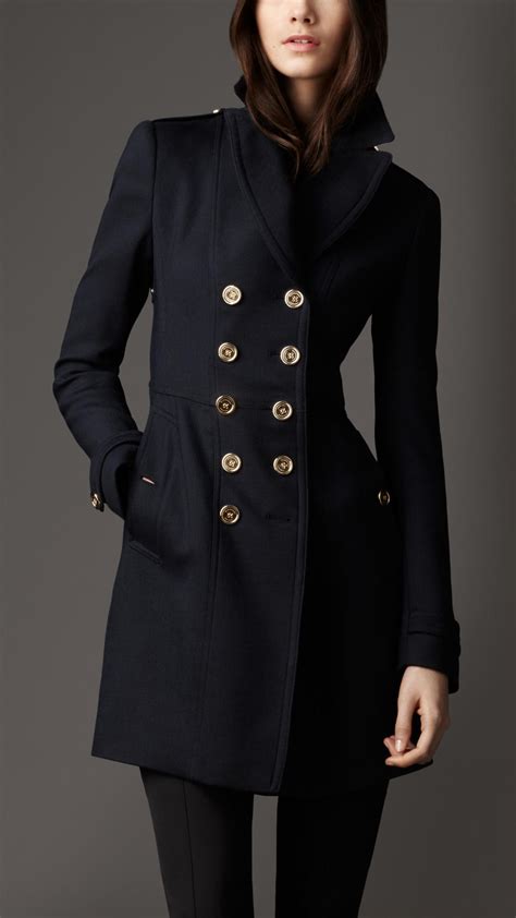 burberry peacoat women|burberry wool pea coats men's.